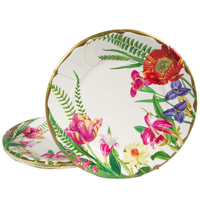 Caspari La Dolce Vita Dinner Plates - 8 Per Package