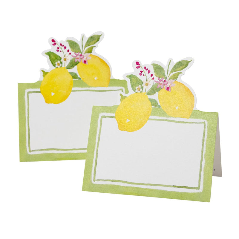 Caspari Limoncello Place Cards - 8 Per Package