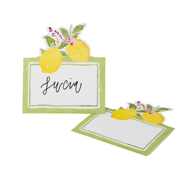 Caspari Limoncello Place Cards - 8 Per Package