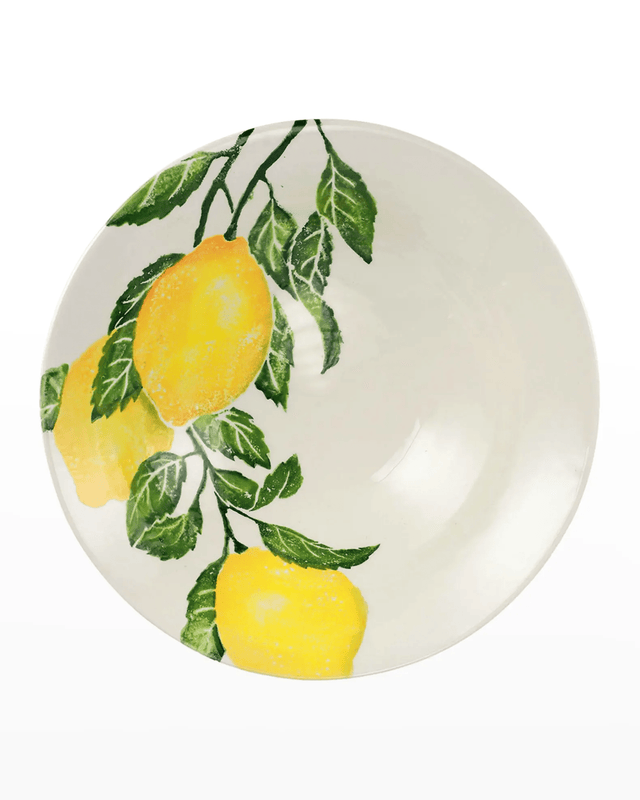 Caspari Limoni Medium Serving Bowl