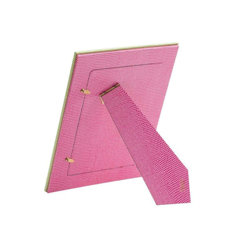 Caspari Lizard 4" X 6" Picture Frame In Green - 1 Each