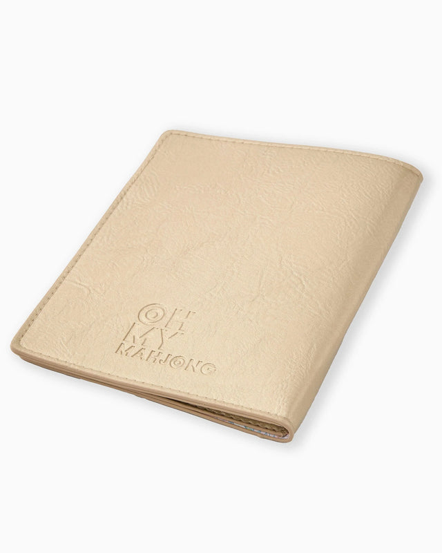 Caspari Mahjong Card Folio - Champagne