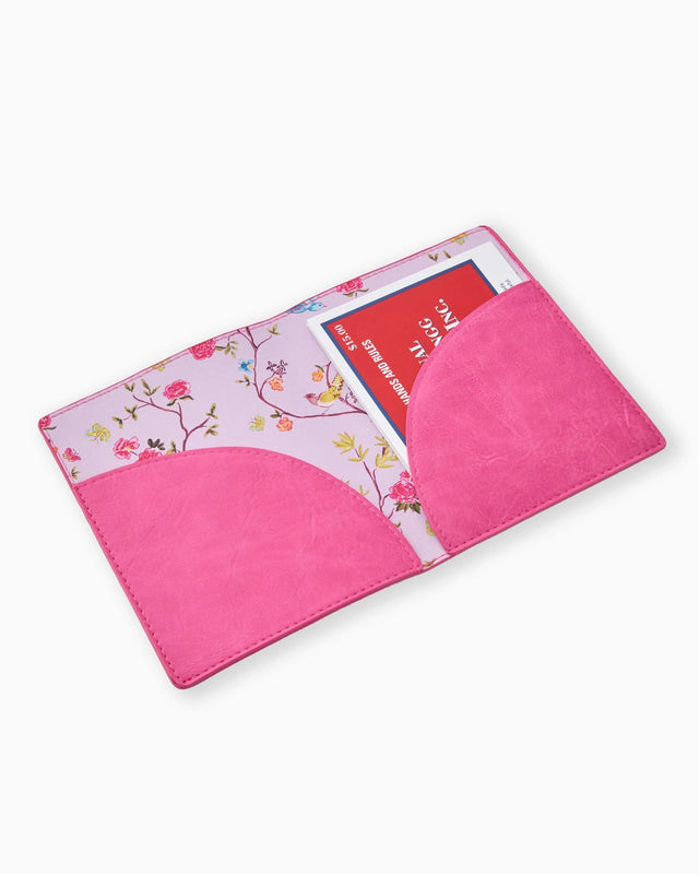 Caspari Mahjong Card Folio - Hot Pink