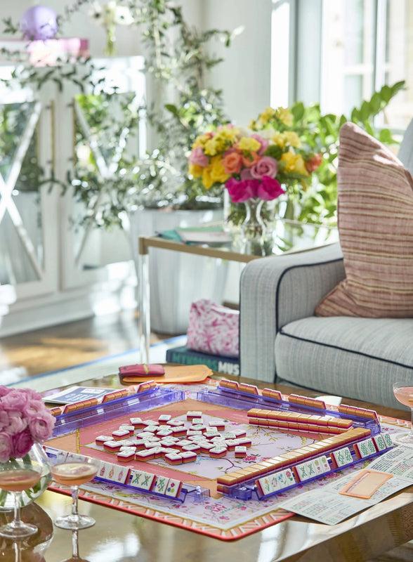 Caspari Mahjong Mat - Goldie