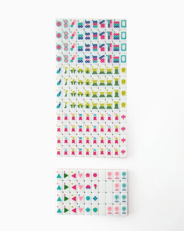 Caspari Mahjong Travel Kit - Charleston