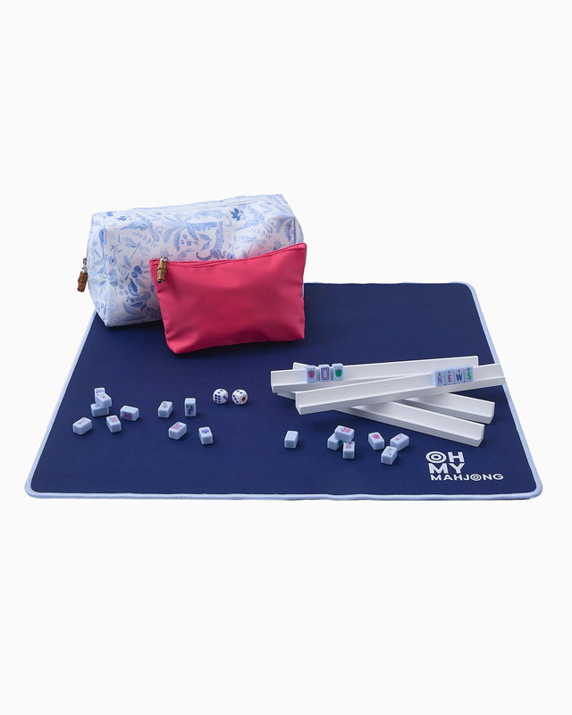 Caspari Mahjong Travel Kit - Parisian