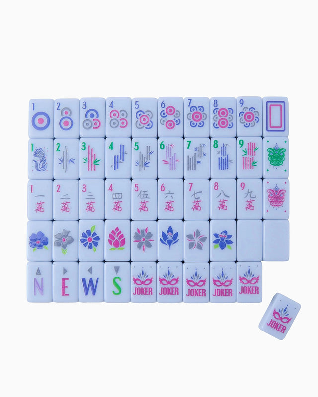 Caspari Mahjong Travel Kit - Parisian