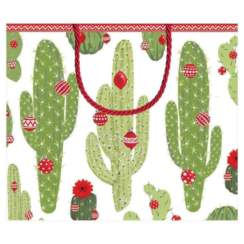 Caspari Merry Cactus Large Gift Bag - 1 Each