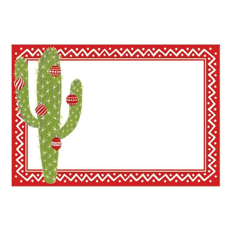 Caspari Merry Cactus Place Cards - 10 Per Package