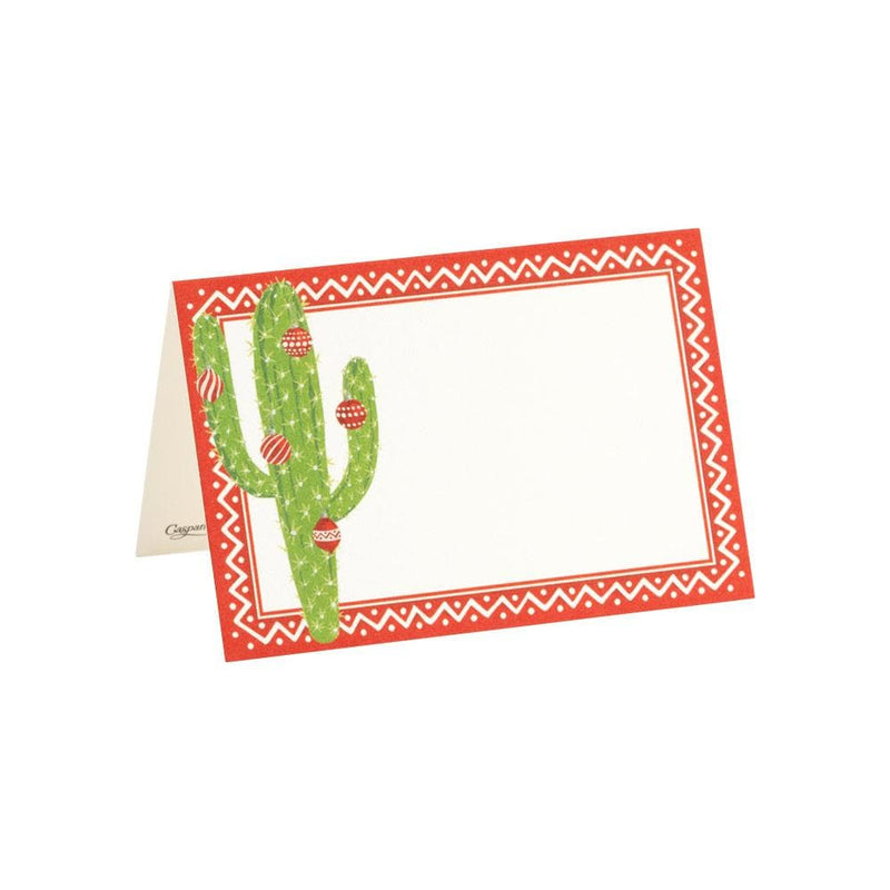 caspari Merry Cactus Place Cards - 10 Per Package