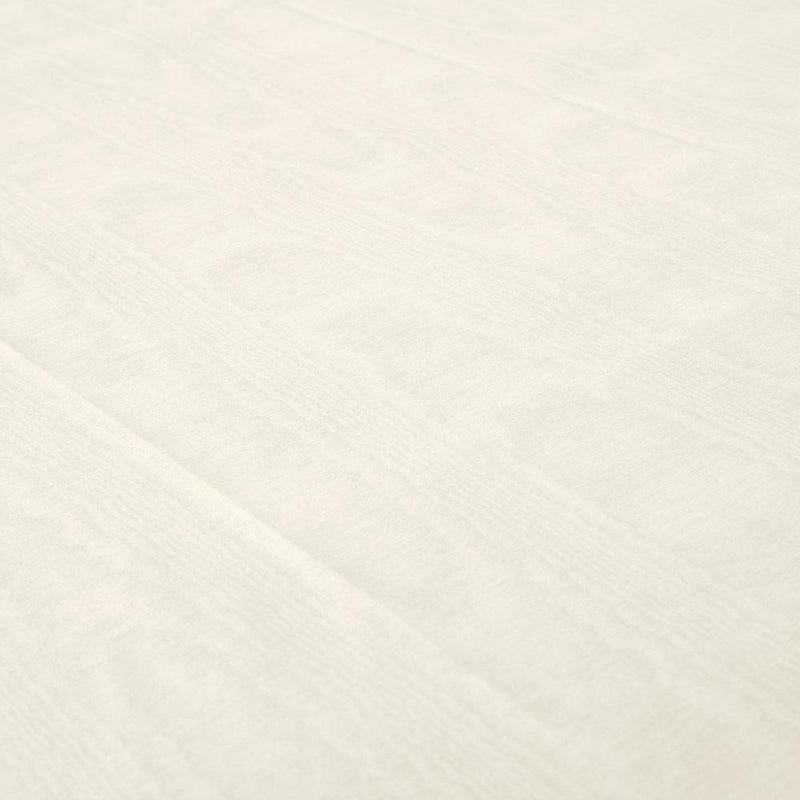 Caspari Moiré Paper Table Cover In Ivory - 1 Each