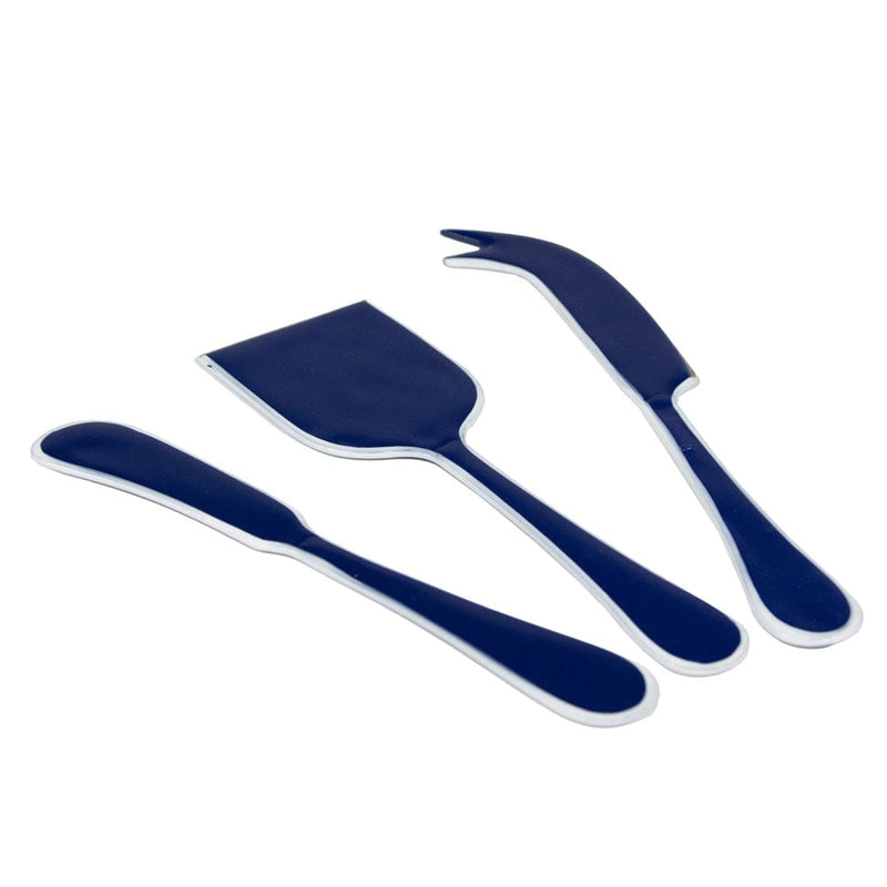 Caspari Navy & White Cheese Tool Set