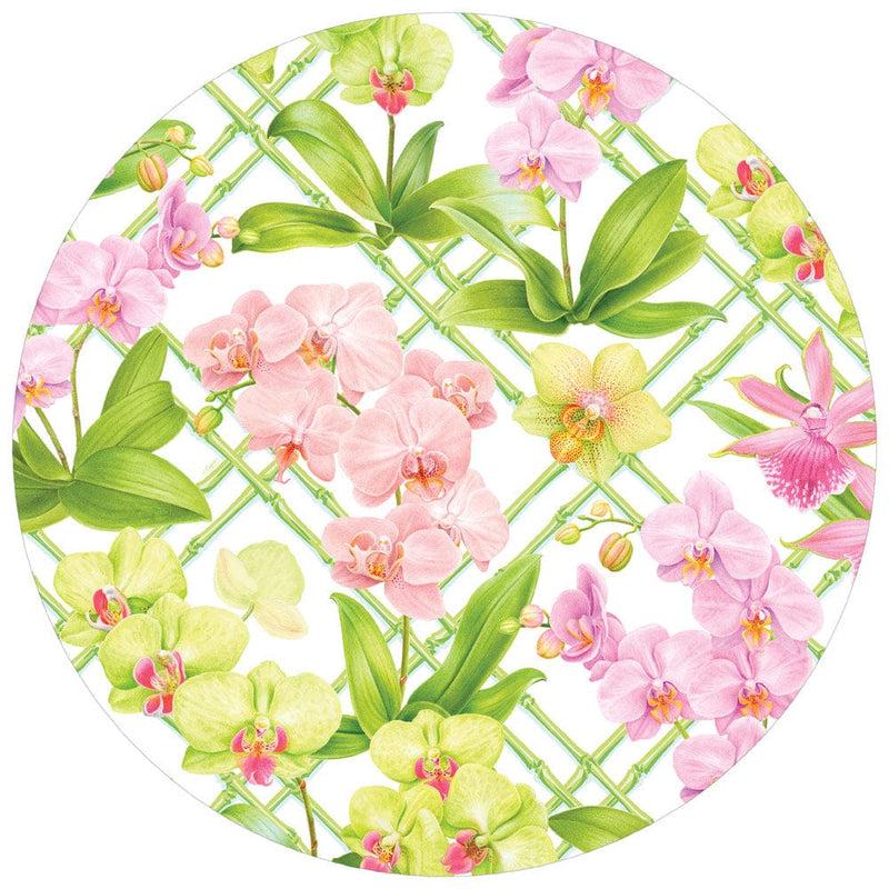 Caspari Orchid Conservatory Placemats - 1 Each