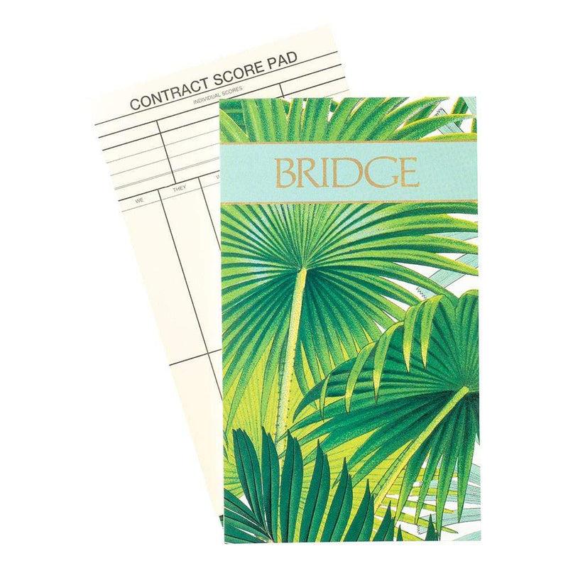 caspari Palm Fronds Bridge Score Pad - 1 Each