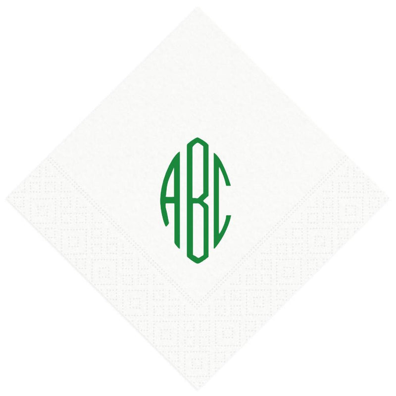 caspari Personalized Monogram Cocktail Napkins