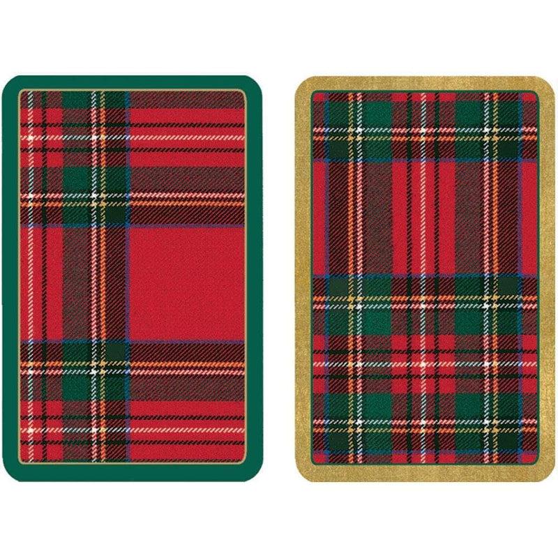 Caspari Plaid Playing Cards - 2 Decks Included