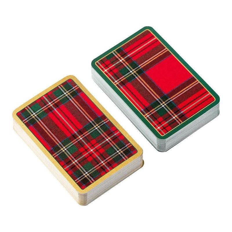 caspari Plaid Playing Cards - 2 Decks Included