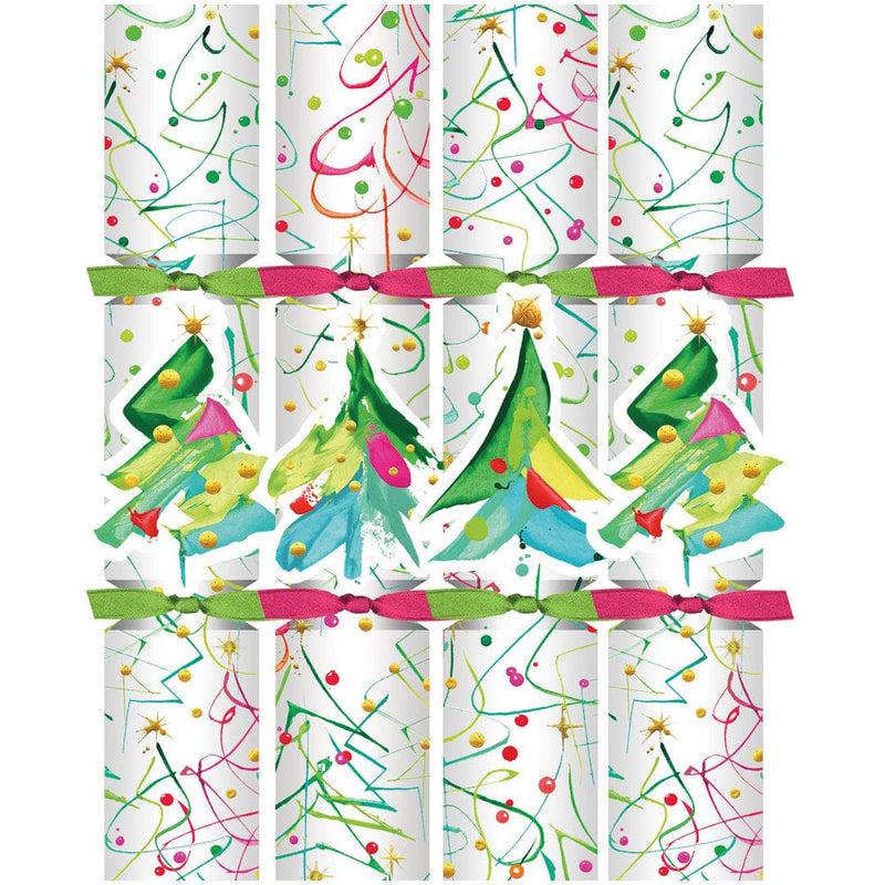 Caspari Pop Christmas Christmas Crackers - 8 Per Box