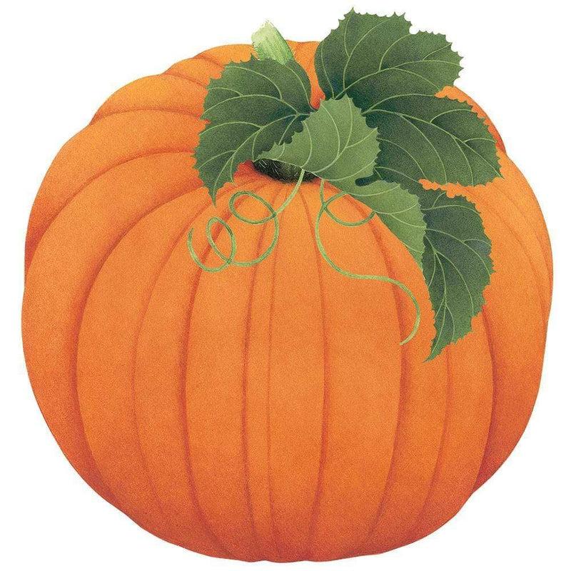 caspari Pumpkin Die-Cut Placemat - 4 Each
