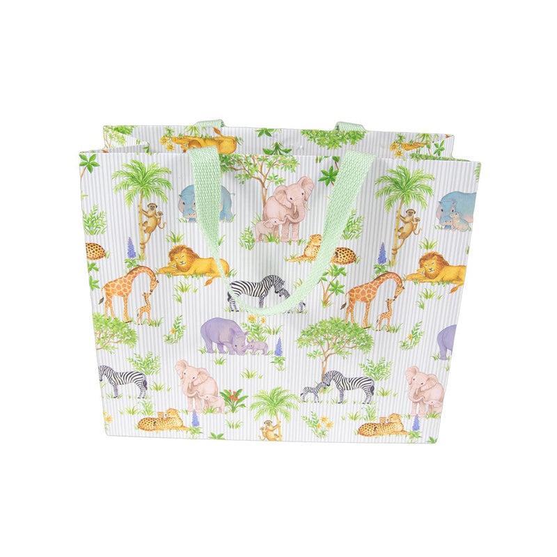 Caspari Safari Baby Large Gift Bags - 1 Each