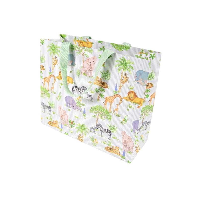 Caspari Safari Baby Large Gift Bags - 1 Each