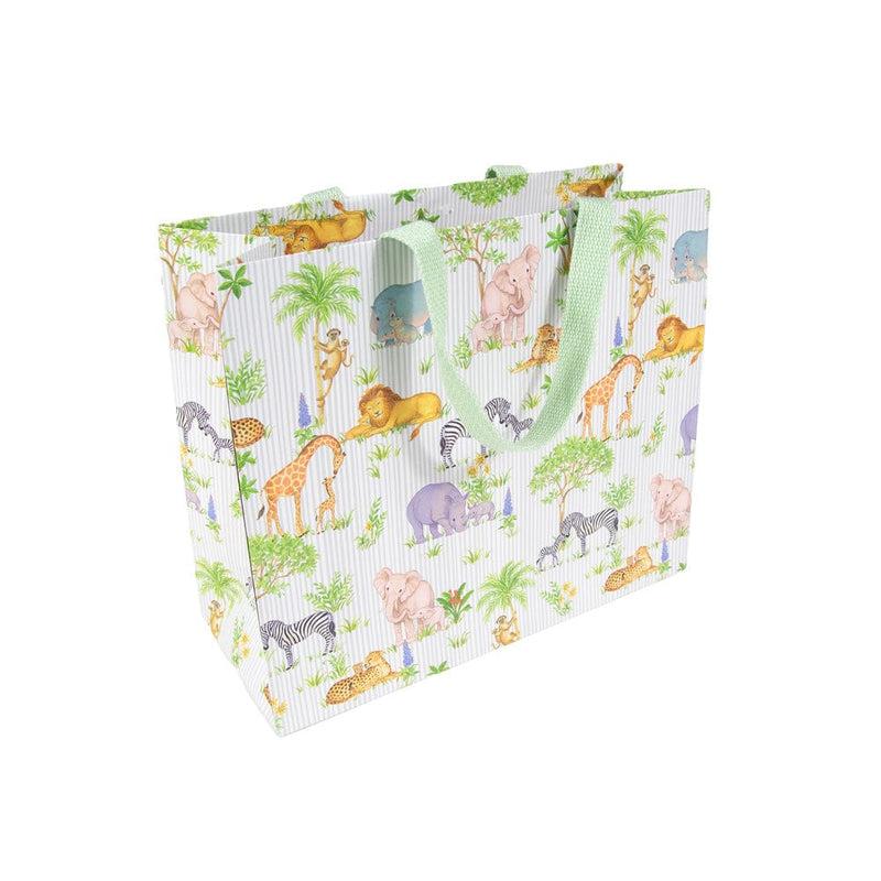 Caspari Safari Baby Large Gift Bags - 1 Each