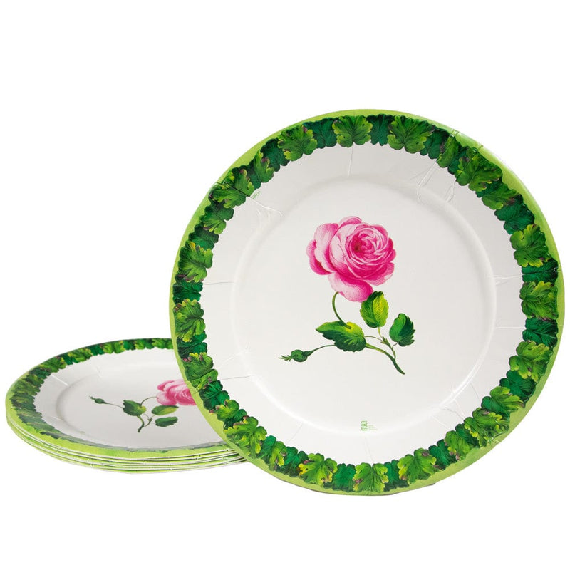 Caspari Sceaux Chic Dinner Plates - 8 Per Package
