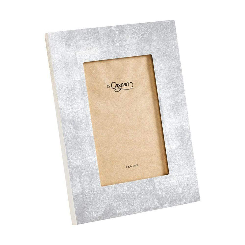 caspari Silver Lacquer 4" x 6" Picture Frame - 1 Each