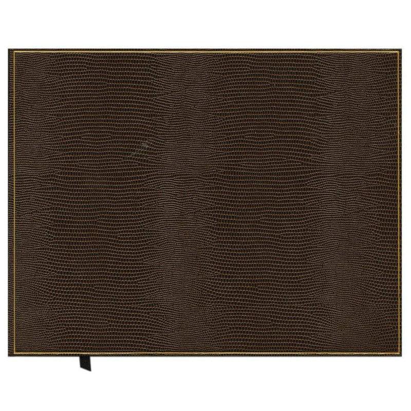 caspari Snakeskin Guest Book in Brown & Black - 1 Each