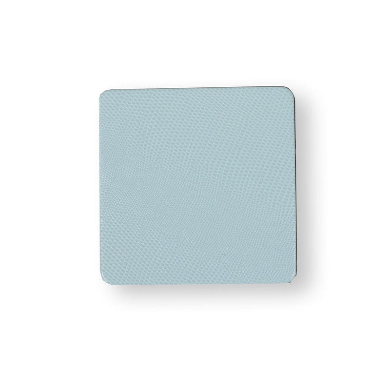 Caspari Soft Aqua Lizard Coasters - 8 Per Package