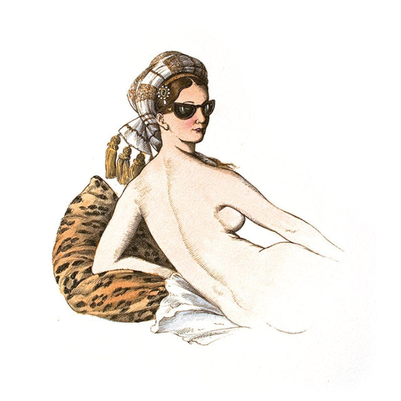 Caspari Trudon Classic Scented Candle - Odalisque