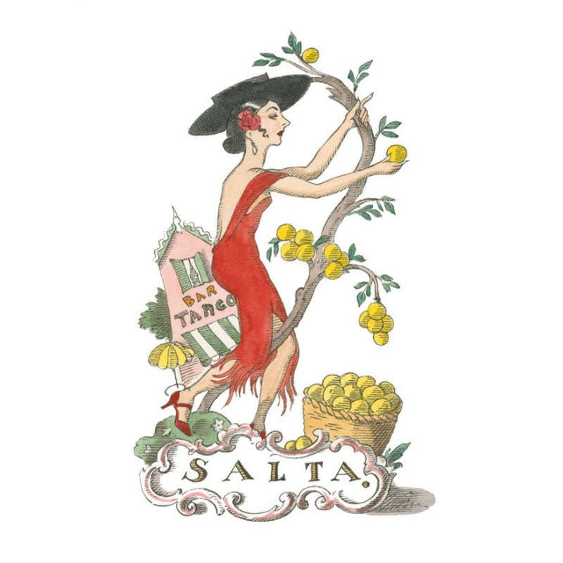 Caspari Trudon Petite Scented Candle - Salta