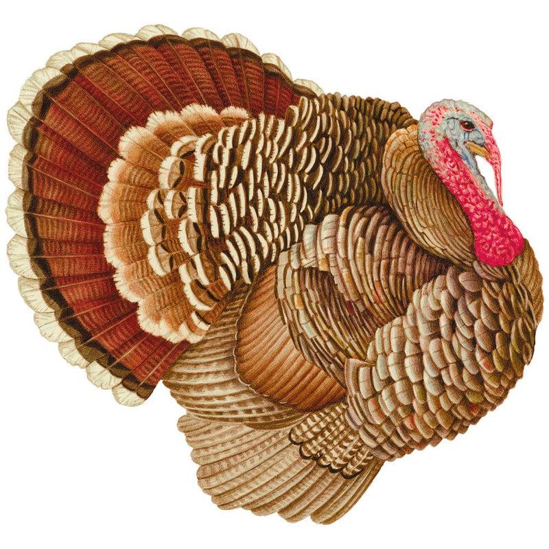 caspari Turkey Paper Placemats - 12 Per Package