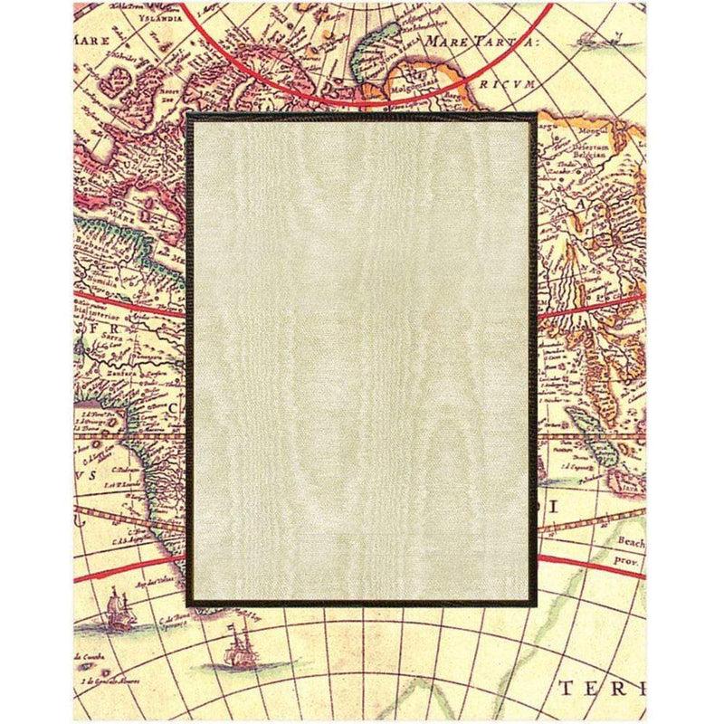 Caspari World Map 5" X 7" Picture Frame - 1 Each