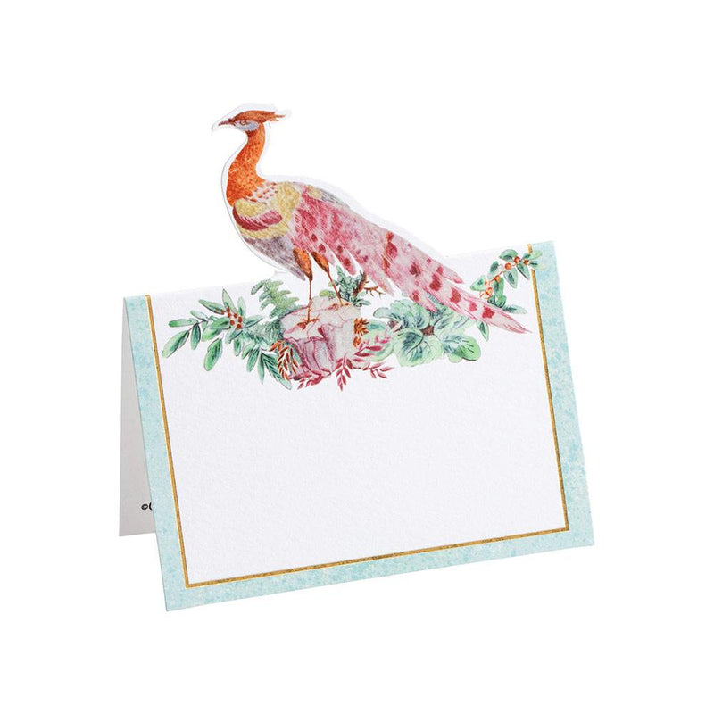 caspari Chelsea Birds Die-Cut Place Cards - 8 Per Package