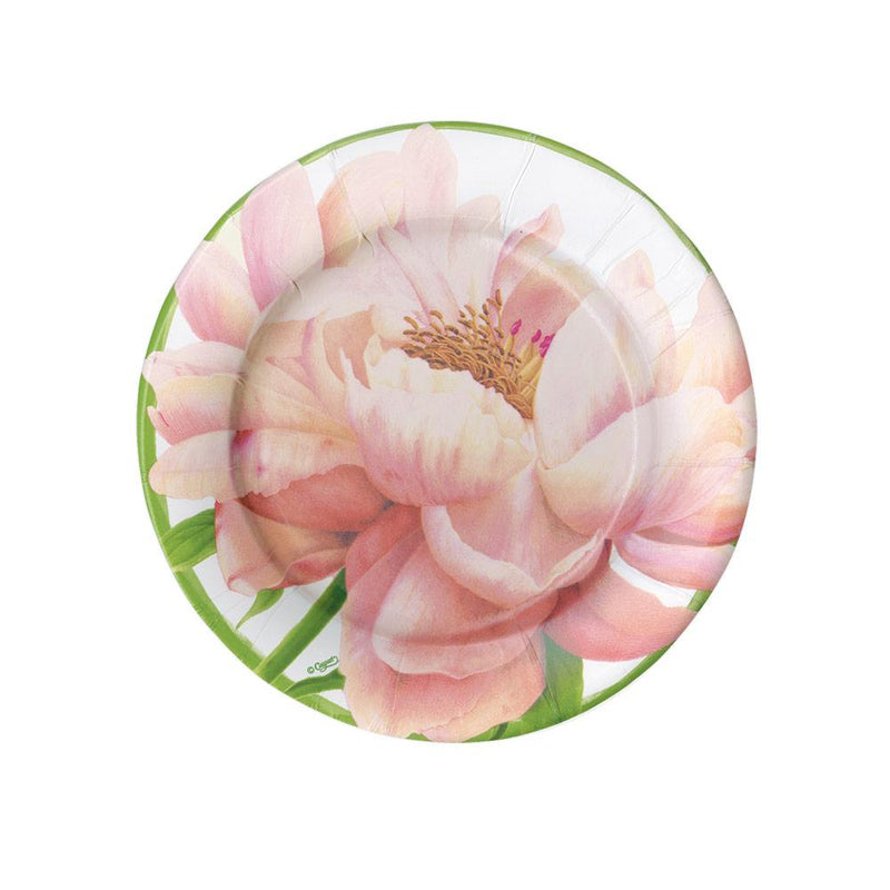 caspari Chelsea Garden Paper Salad & Dessert Plates - 8 Per Package