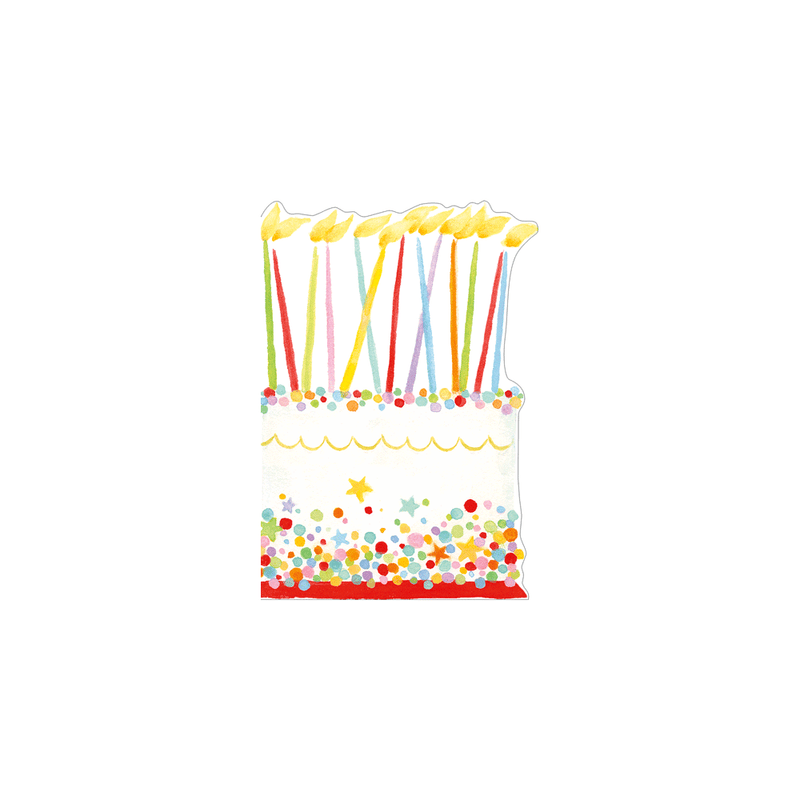 caspari Classic Birthday - Set Of Six Greeting Cards And Envelopes