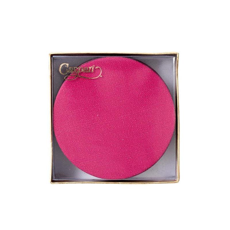 Caspari Classic Canvas Felt-Backed Coasters In Fucshia - 8 Per Box