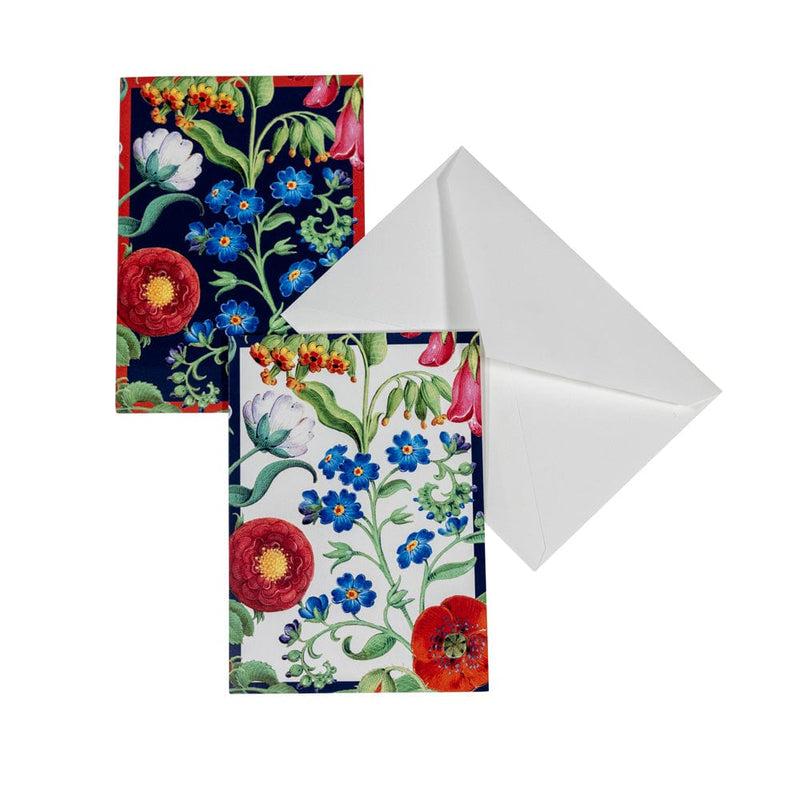 Caspari Cloisters Garden Assorted Boxed Note Cards - 8 Note Cards & 8 Envelopes