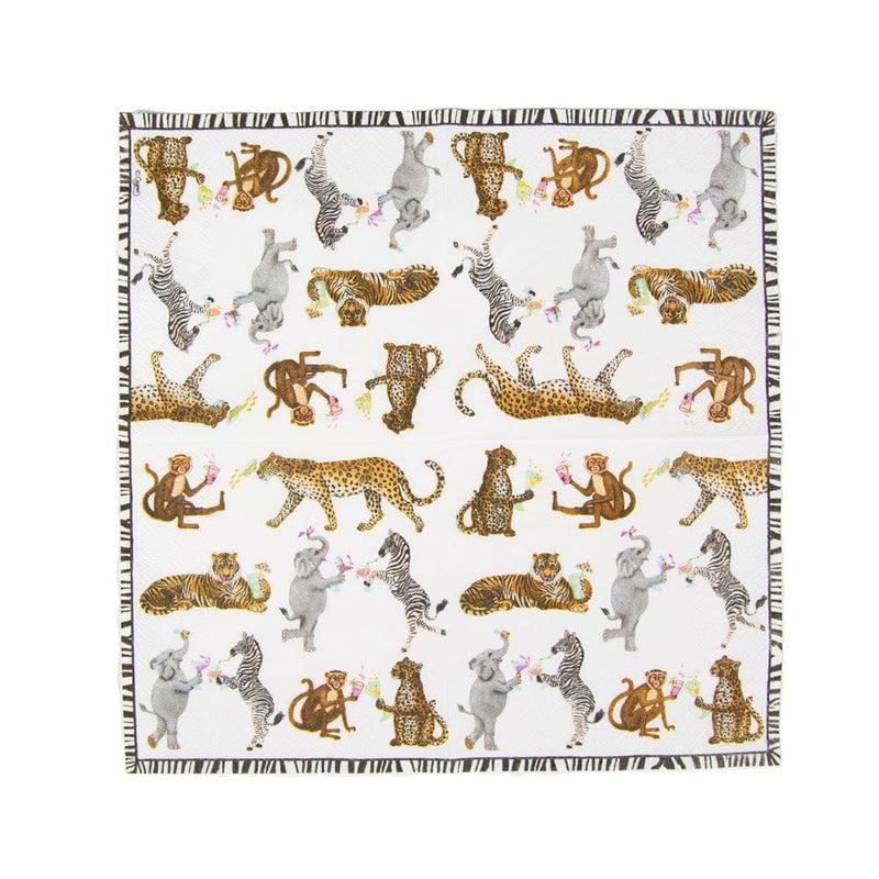 Caspari Cocktails Gone Wild Cocktail Napkins - 20 Per Package