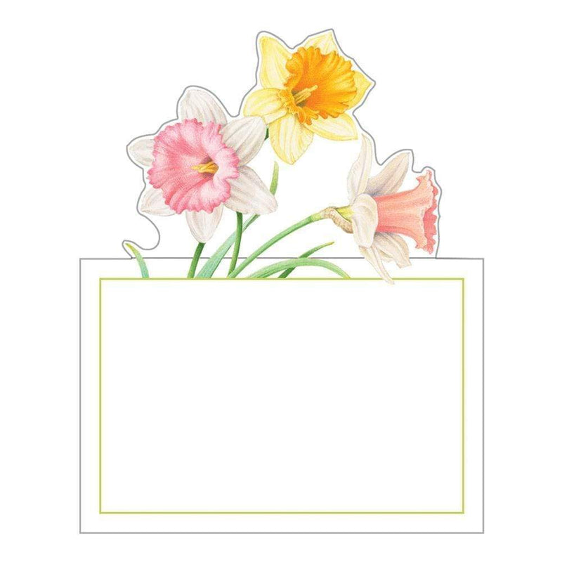 Caspari Daffodil Waltz Die-Cut Place Cards - 8 Per Package