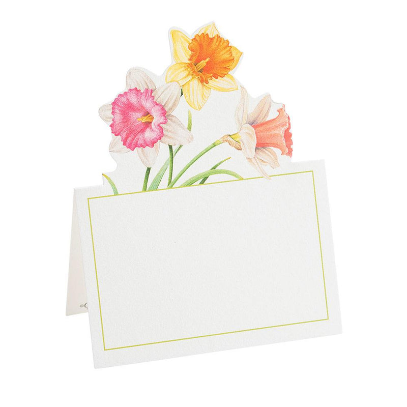 caspari Daffodil Waltz Die-Cut Place Cards - 8 Per Package