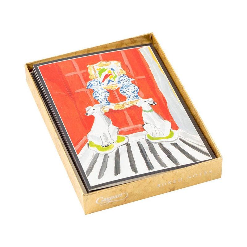 Caspari Dana Gibson Interiors Boxed Note Cards - 8 Note Cards & 8 Envelopes