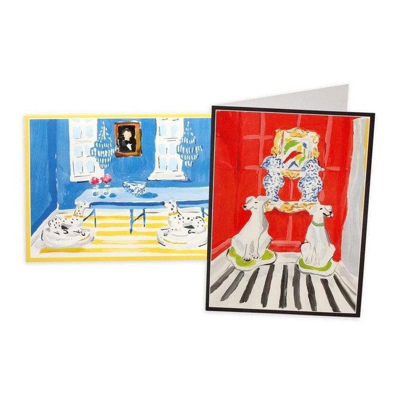 Caspari Dana Gibson Interiors Boxed Note Cards - 8 Note Cards & 8 Envelopes