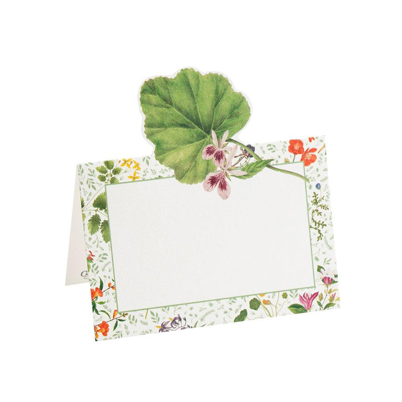 caspari English Country Garden Die-Cut Place Cards - 8 Per Package