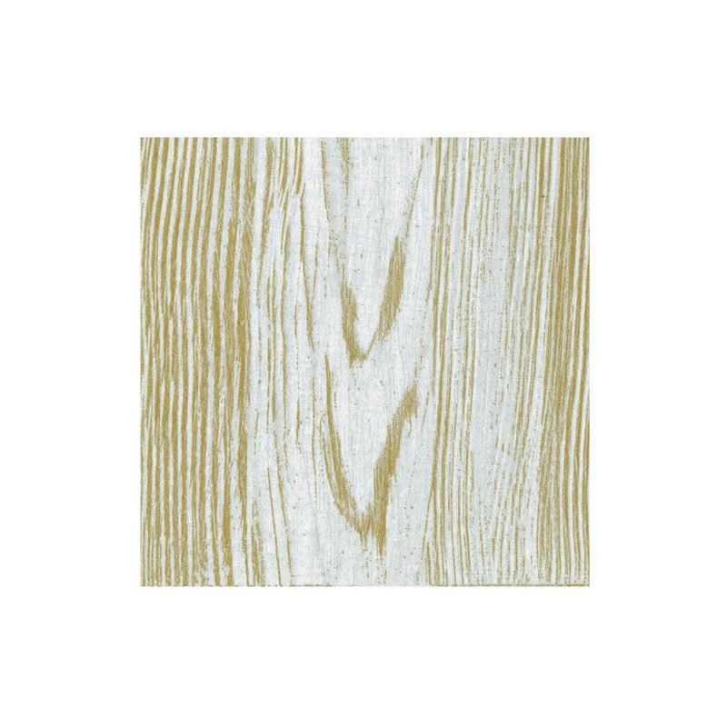 caspari Faux Bois Birch Paper Linen Boxed Cocktail Napkins - 30 Per Package