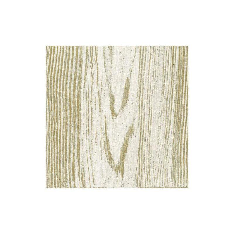 Caspari Faux Bois Birch Paper Linen Cocktail Napkins - 15 Per Package