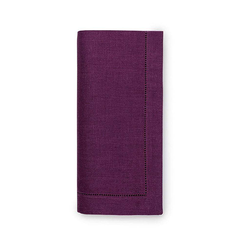 caspari Festival Cloth Dinner Napkins in Aubergine - Set of 4