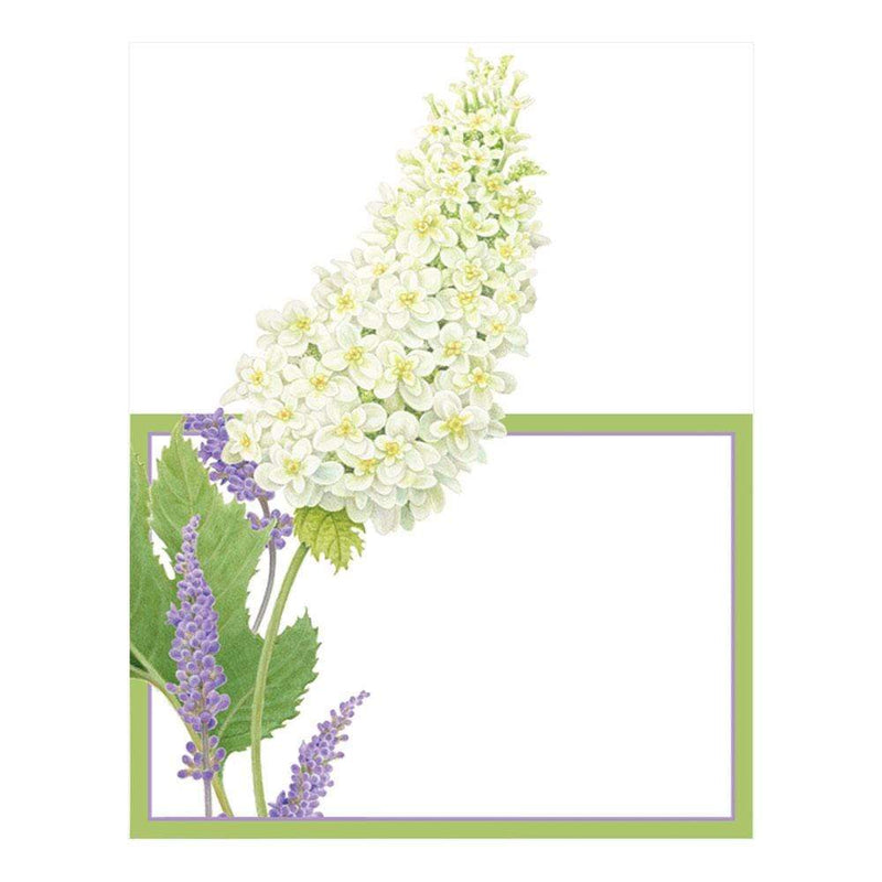 Caspari Fleurs De Mariage Die-Cut Place Cards In White - 8 Per Package