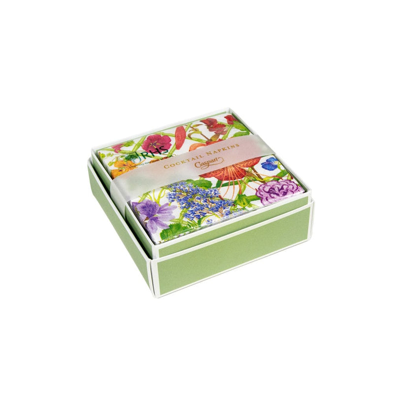 caspari Floral Trellis Boxed Cocktail Napkins - 40 Per Box